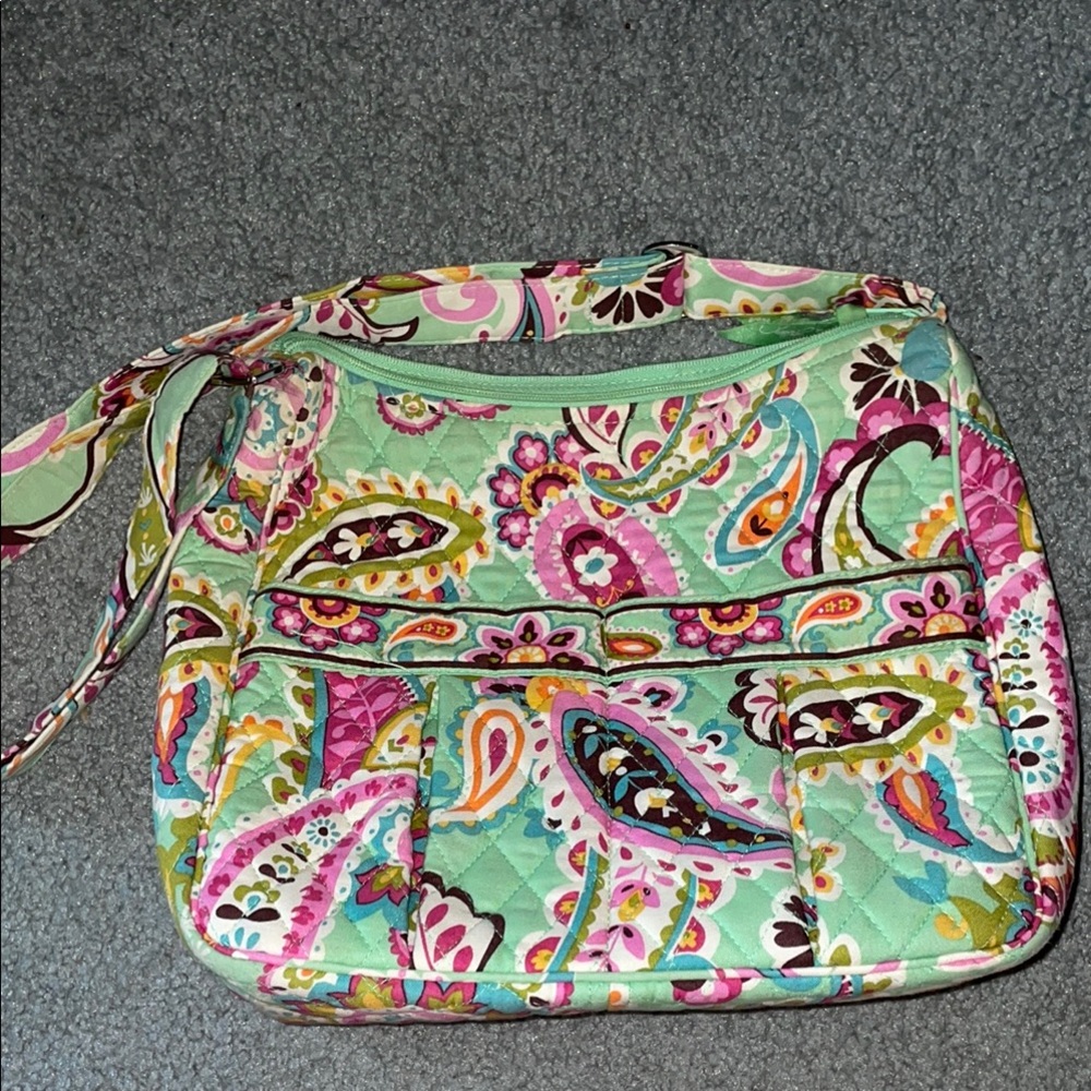 Vera Bradley Tutti Frutti Paisley Shoulder or Crossbody Bag